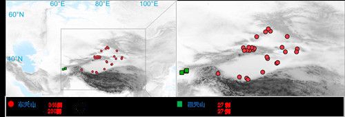 项目获取的天山东西部古人群的线粒体与核基因组分布图。 星空app官网供图